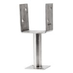 VUETRADE Stainless Steel Full Stirrup Post Anchor