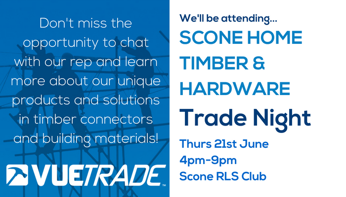 VUETRADE Scone Home Hardware Trade Night June 2018