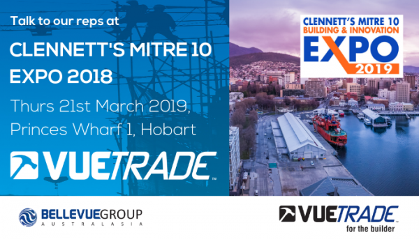 VUETRADE Clennetts Mitre 10 Expo 2019 - Talk to our reps!