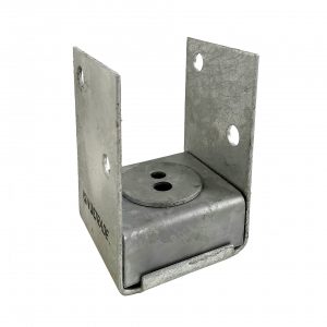 Galvanised Bolt Down Post Support